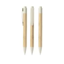 Caneta de Bambu Personalizada 