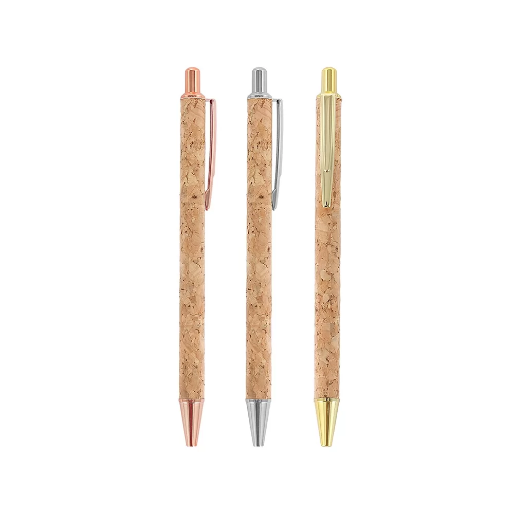 Caneta de Cortiça Personalizada
