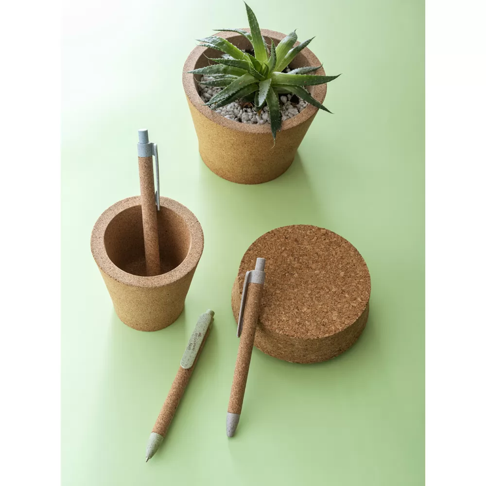 Caneta de Fibra de Trigo Personalizada