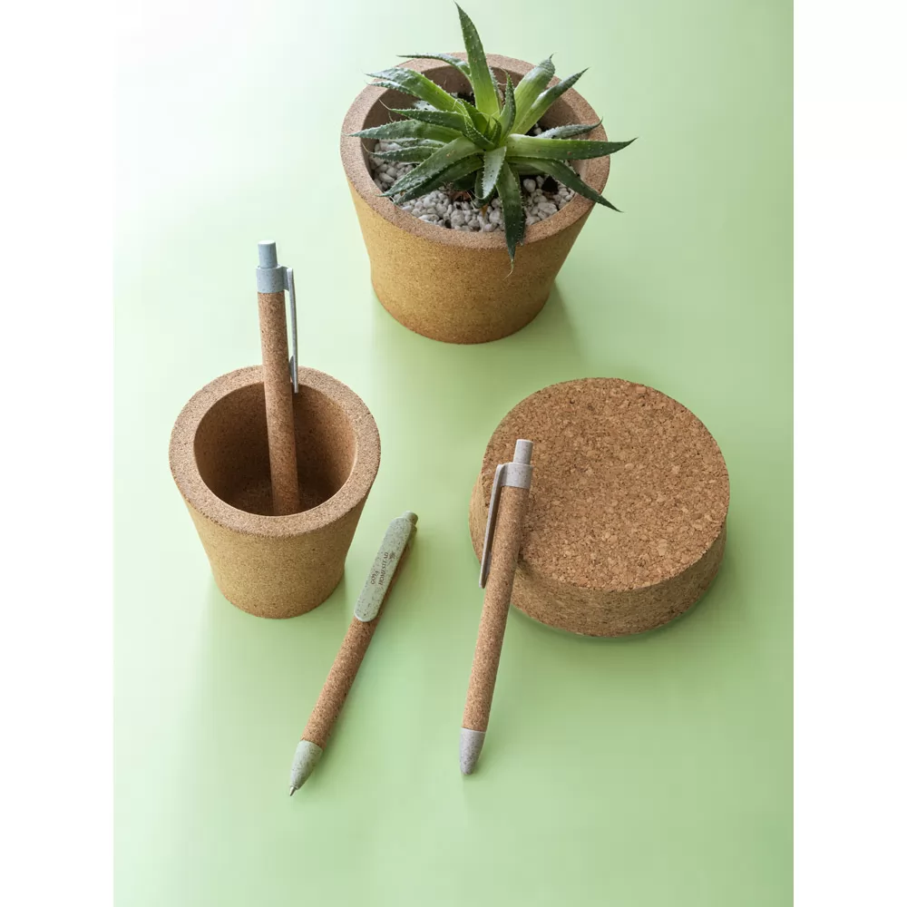 Caneta de Fibra de Trigo Personalizada