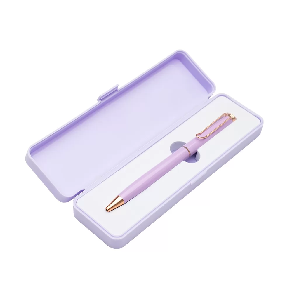 Caneta de Metal com Estojo plástico Personalizada