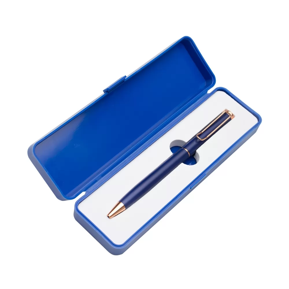 Caneta de Metal com Estojo plástico Personalizada