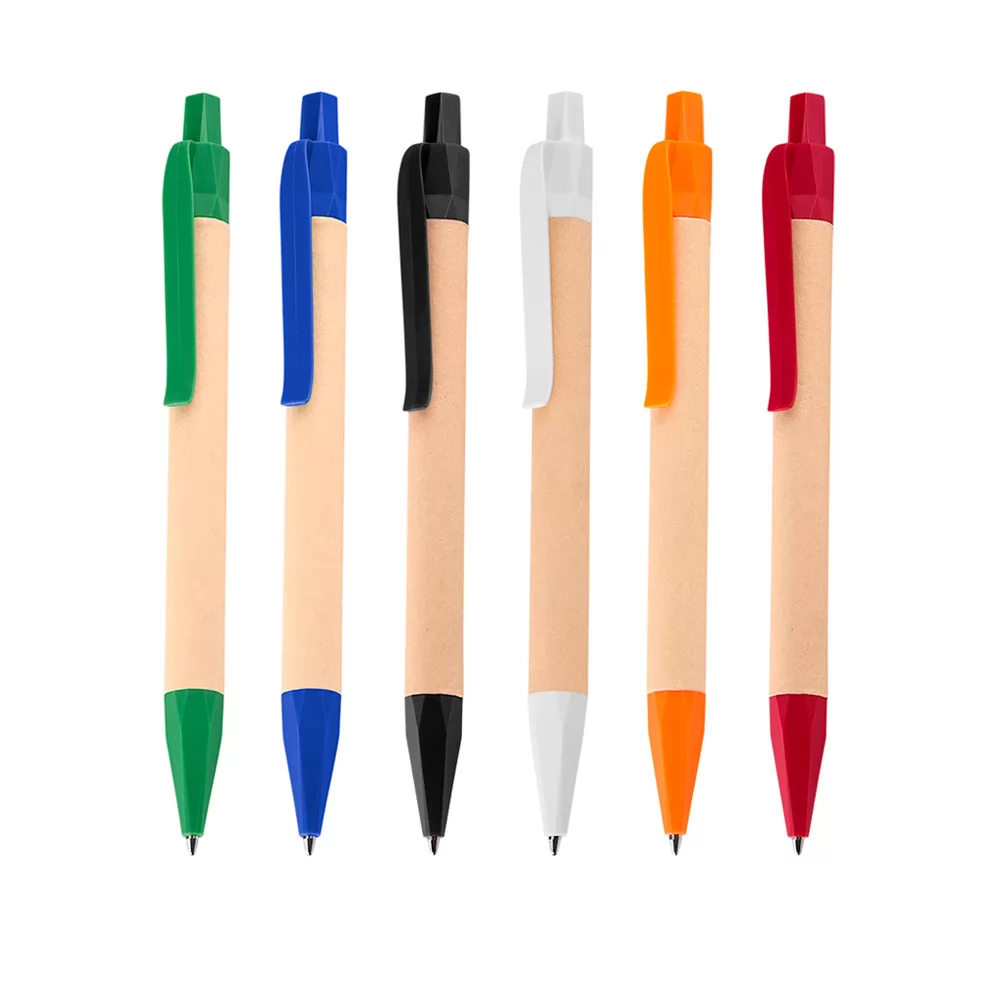 Caneta de Papel Kraft Personalizada