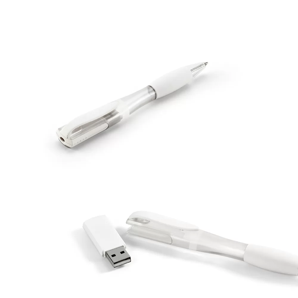 Caneta e pen drive 8 GB Personalizada
