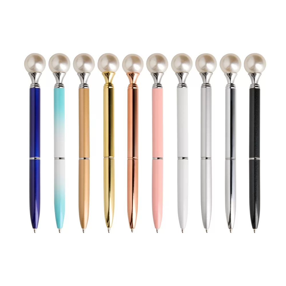 Caneta Metal Pérola Personalizada