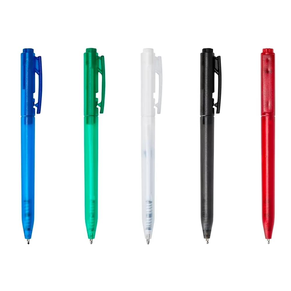 Caneta Plástica com Carga Preta Personalizada Caneta Plástica com Carga Preta Personalizada