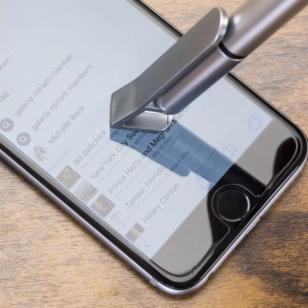 Caneta Plástica Touch com Suporte Personalizada