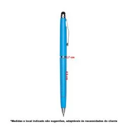 Caneta Plástica Touch Personalizada