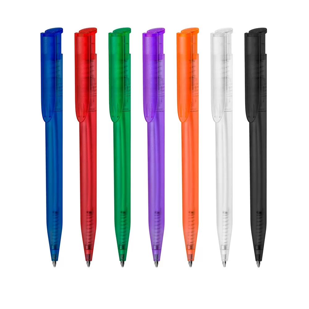 Caneta Plástica Translucida Personalizada