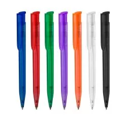Caneta Plástica Translucida Personalizada