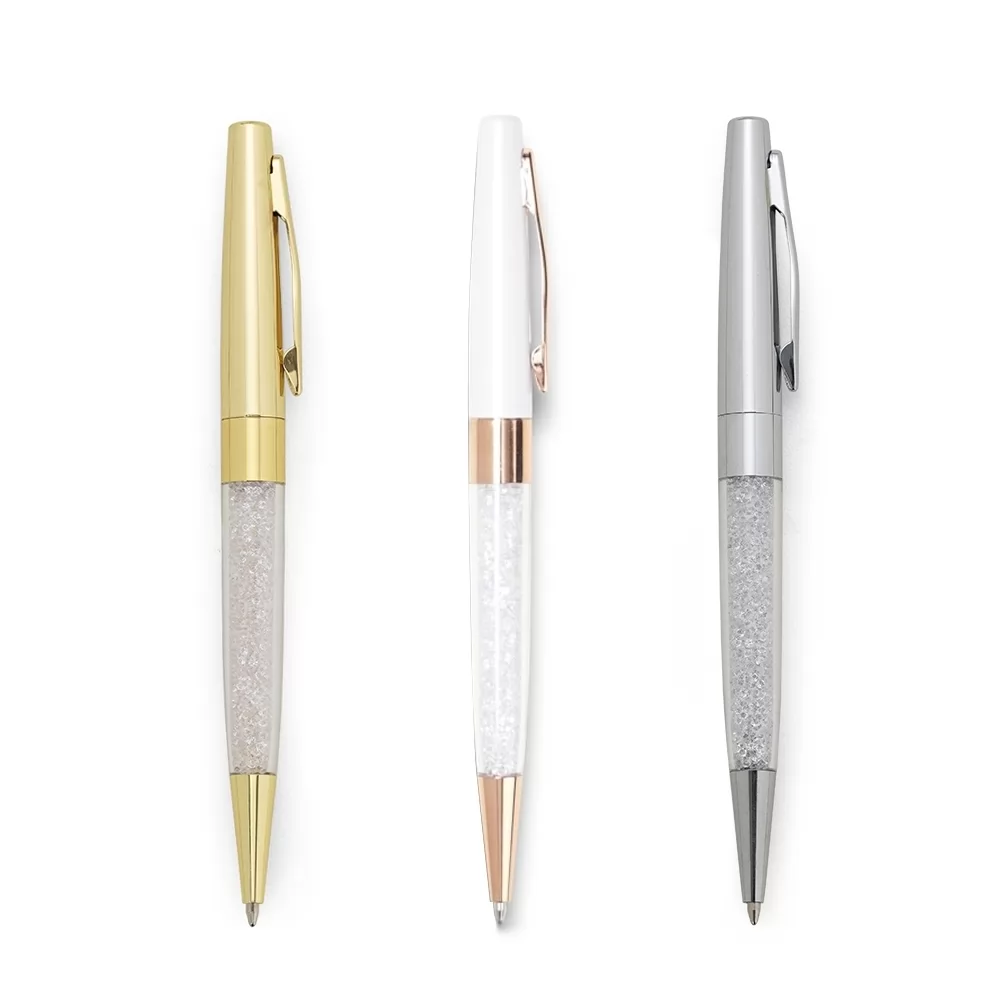 Caneta Semi metal com Tubo Personalizada