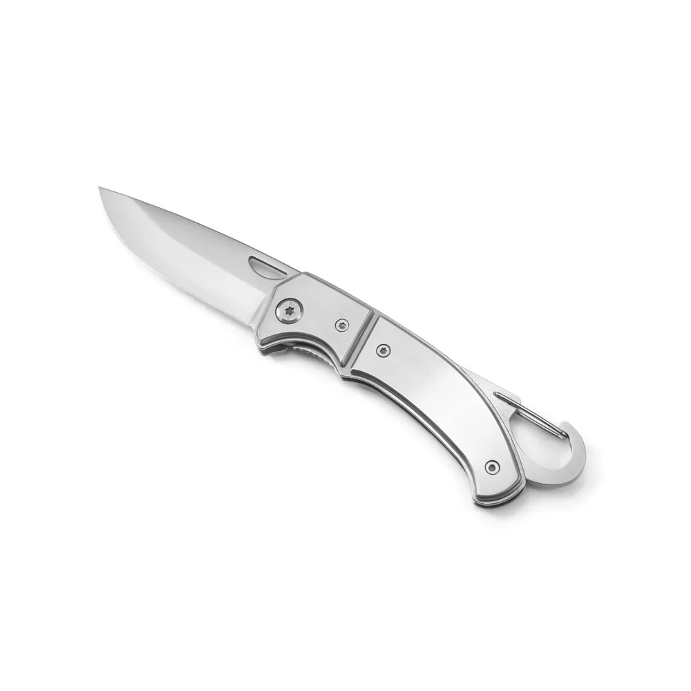 Canivete em aço inox e metal Personalizado