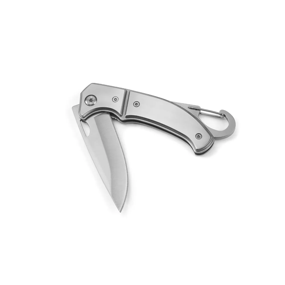 Canivete em aço inox e metal Personalizado