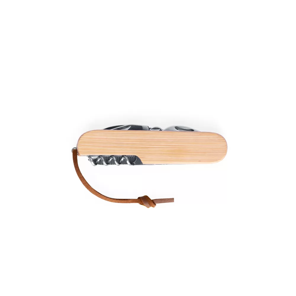 Canivete Multifunções de Bambu Personalizado