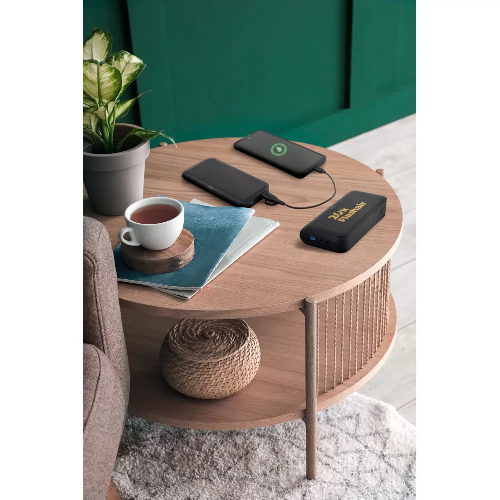 Carregador Portátil de Celular em ABS Reciclado 1000 mAh Personalizado