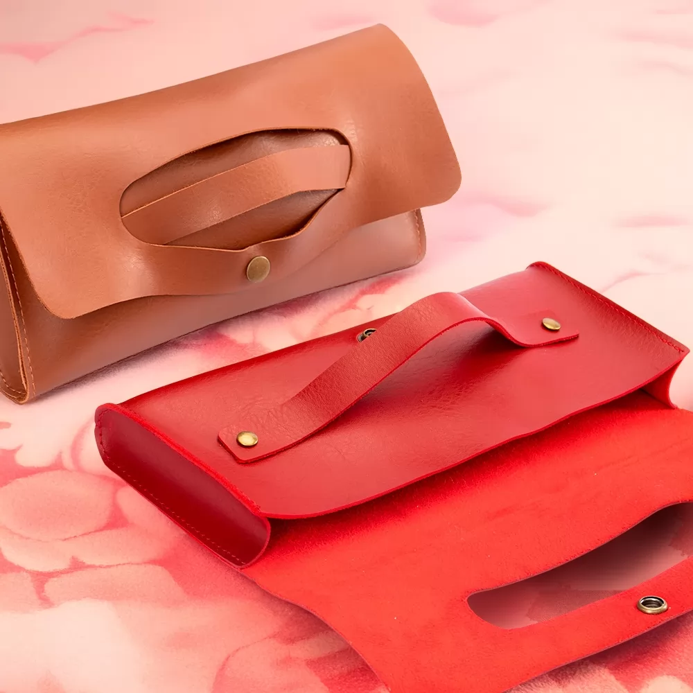 Carteira de Mão Couro Sintético Personalizada