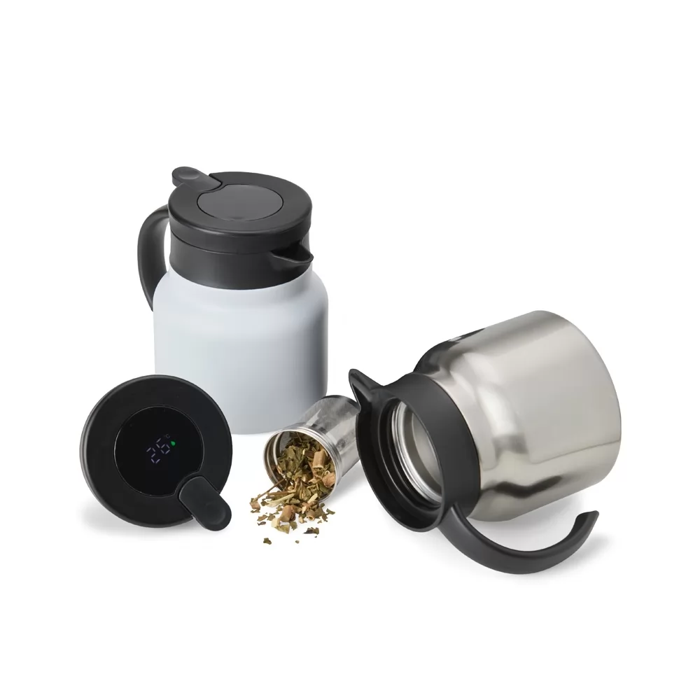 Chaleira Térmica Inox 750ml com Display LED Personalizada