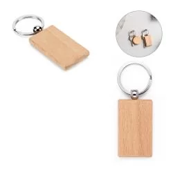 Chaveiro de Madeira de Faia Personalizado 