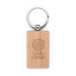 Chaveiro de Madeira de Faia Personalizado