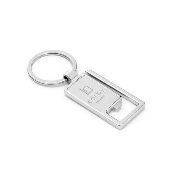 Chaveiro de Metal com Abridor Personalizado