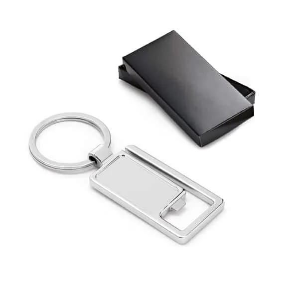 Chaveiro de Metal com Abridor Personalizado