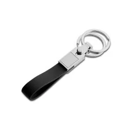 Chaveiro de Metal Com Couro Personalizado  Chaveiro de Metal Com Couro Personalizado