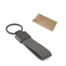 Chaveiro de Metal e Pet 30% Reciclado Personalizado  Chaveiro de Metal e Pet 30% Reciclado Personalizado