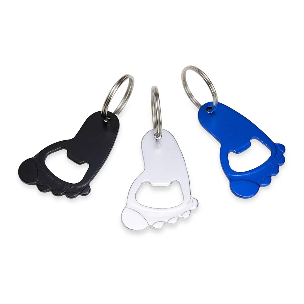 Chaveiro Metal Abridor Pézinho Personalizado