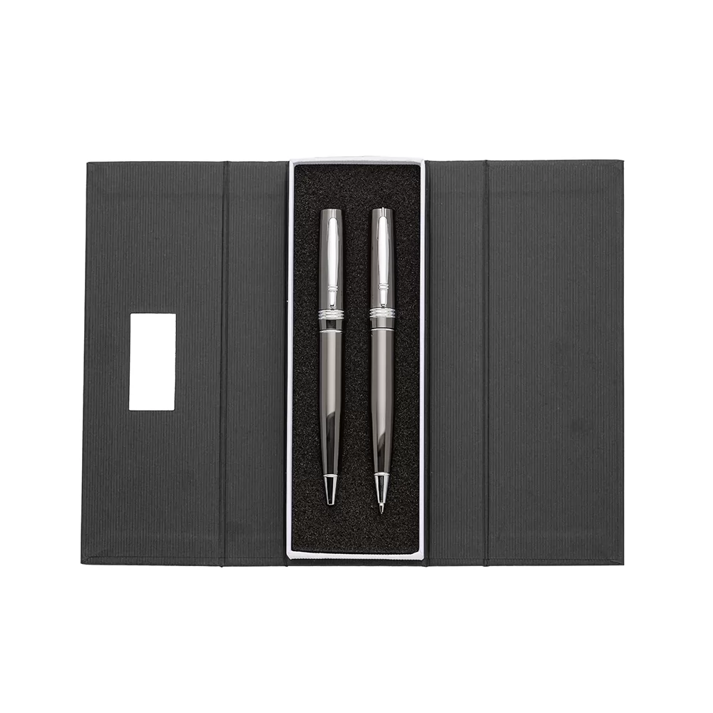 Conjunto Caneta e Lapiseira Metal Personalizado