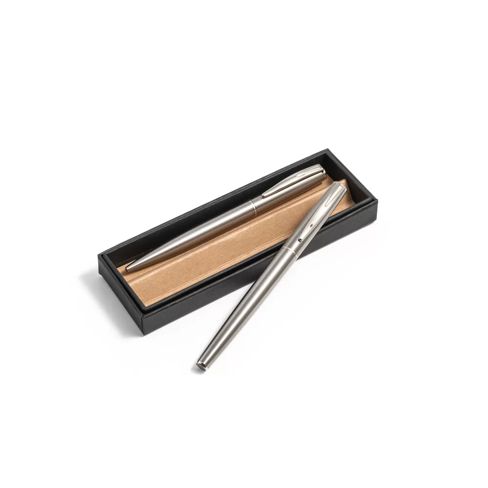 Conjunto de roller e esferográfica Eco Personalizado