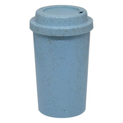 Copo 400 ml Ecológico em Fibra de Arroz Com Tampa para Café Personalizado
