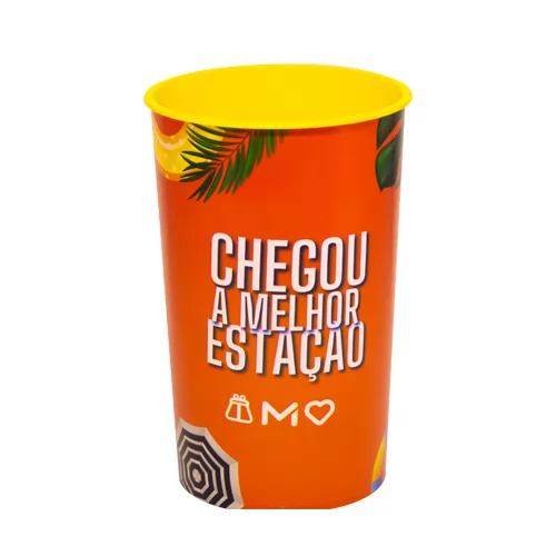 Copo 400 ml In Mold Label Personalizado