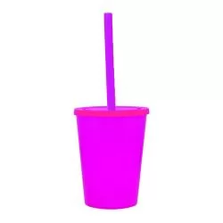 Copo 450ml Com Tampa E Canudo Personalizado