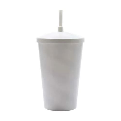 Copo 700ml Espiral Com Tampa e Canudo Personalizado