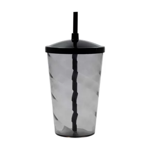 Copo 700ml Espiral Com Tampa e Canudo Personalizado