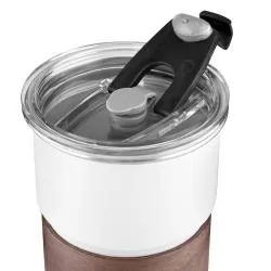 Copo de Inox com Madeira e Canudo 250 ml Personalizado Copo de Inox com Madeira e Canudo 250 ml Personalizado