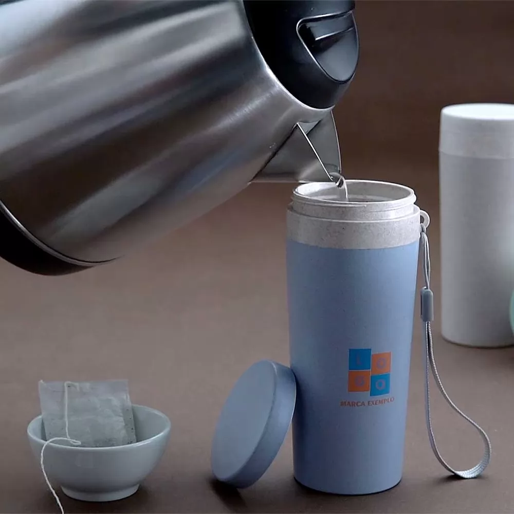 Copo Fibra de Bambu 350ml Personalizado