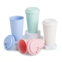 Copo Fibra de Bambu 450ml Personalizado 