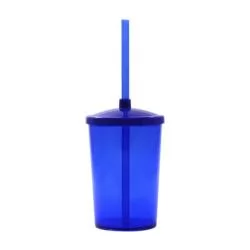 Copo Plástico 350 ml Com Tampa e Canudo Personalizado Copo Plástico 350 ml Com Tampa e Canudo Personalizado