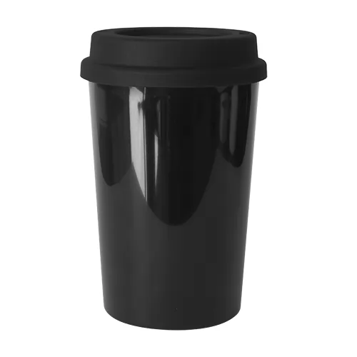 Copo Plástico 350 ml Com Tampa para Café Personalizado