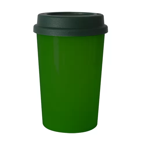 Copo Plástico 350 ml Com Tampa para Café Personalizado