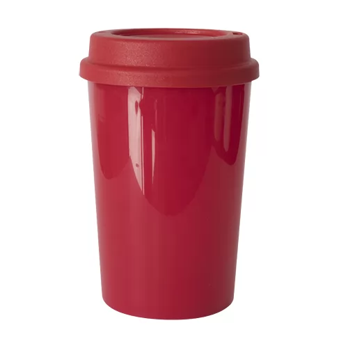 Copo Plástico 350 ml Com Tampa para Café Personalizado