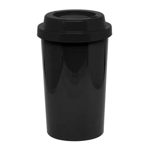 Copo Plástico 400 ml Com Tampa para Café Personalizado