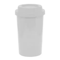 Copo Plástico 400 ml Com Tampa para Café Personalizado Copo Plástico 400 ml Com Tampa para Café Personalizado