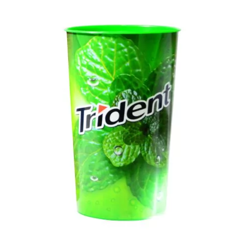 Copo Plástico 600ml In Mold Label Personalizado