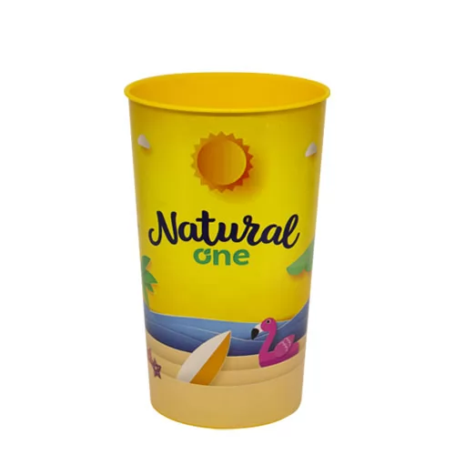 Copo Plástico 600ml In Mold Label Personalizado