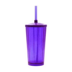 Copo Plástico Com Tampa e Canudo 400ml Pixel Personalizado Copo Plástico Com Tampa e Canudo 400ml Pixel Personalizado