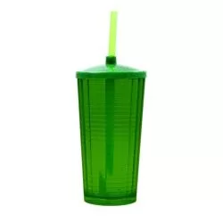 Copo Plástico Com Tampa e Canudo 400ml Pixel Personalizado Copo Plástico Com Tampa e Canudo 400ml Pixel Personalizado