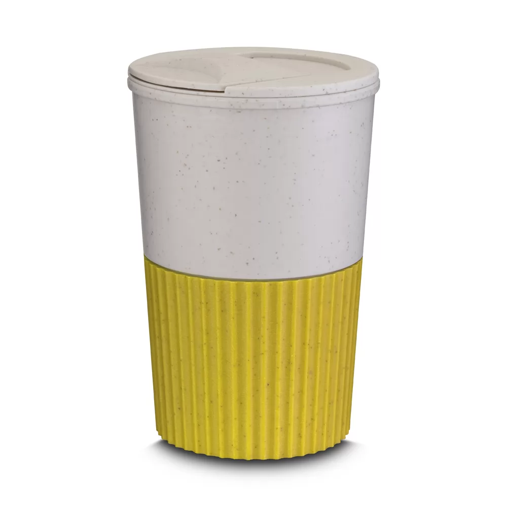 Copo plástico de 400ml em Fibra de Trigo Personalizado