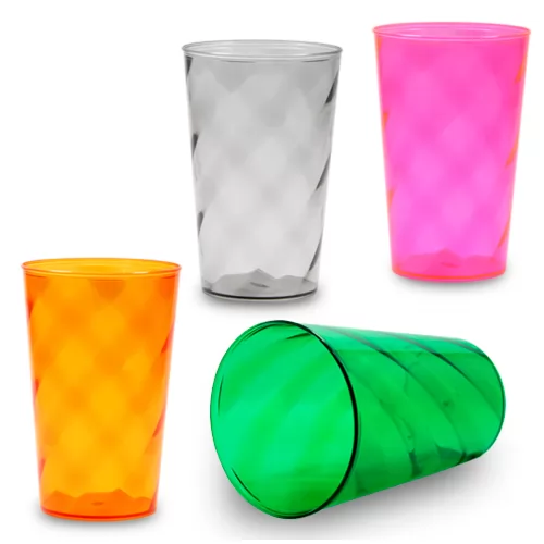 Copo Plástico Espiral 550 ml Personalizado